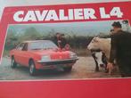 Vauxhall Cavalier L4 folder Nederlands izgst Opel Ascona B, Ophalen of Verzenden, Zo goed als nieuw, Opel