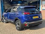 Peugeot 3008 1.2 PureTech Allure 2017 AUT NAVI AIRCO NAP!, Stof, Gebruikt, 1199 cc, Blauw