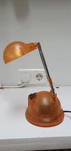 Space Age IKEA Bureaulamp - Oranje Plastic, Huis en Inrichting, Lampen | Tafellampen, Space Age, Gebruikt, Ophalen of Verzenden
