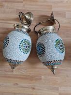 Twee Mozaïek Lampen, Ophalen, Gebruikt, Glas, Oosters