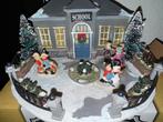 Typisch Hollands School met Verlichting, Diversen, Kerst, Ophalen of Verzenden, Zo goed als nieuw