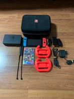Nintendo Switch V2 2023 + Mario Kart 8 Deluxe & Accessoires, Verzenden, Racen en Vliegen, Zo goed als nieuw, 3 spelers of meer