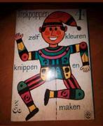 Trekpoppen. Kleuren,knippen en maken. Vintage, Ophalen of Verzenden