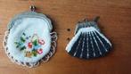 2x (poppe)beursje van kralen, Antiek en Kunst, Antiek | Kleding en Accessoires, Ophalen of Verzenden, Dames
