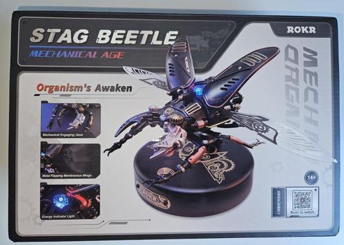Robotime ROKR Storm Beetle MI03 - Bouwpakket, Hobby en Vrije tijd, Modelbouw | Figuren en Diorama's, Nieuw, 1:35 tot 1:50, Ophalen of Verzenden