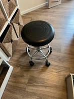 Kruk voor Schoonheidssalon/Kapper, Kunststof, Gebruikt, Zwart, Ophalen of Verzenden