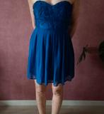 Nieuwe kobalt blauwe strapless jurk, Kleding | Dames, Gelegenheidskleding, Ophalen of Verzenden, Zo goed als nieuw, Blauw