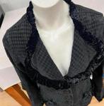 Vintage Jacket Blazer Out of xile engeland zwart jasje jack, Zwart, Ophalen of Verzenden, Zo goed als nieuw, Maat 36 (S)