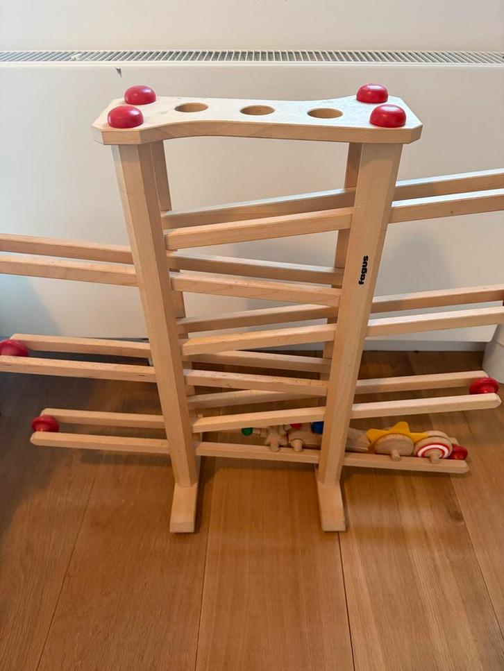 Fagus Knikkerbaan Houten Speelgoed, Kinderen en Baby's, Speelgoed | Houten speelgoed, Zo goed als nieuw, Overige typen, Ophalen