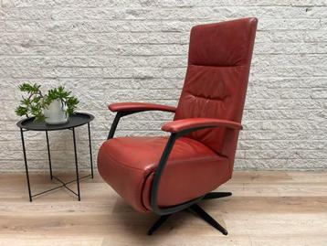 Relax fauteuil handmatig draaibaar verstelbaar leer beschikbaar voor biedingen