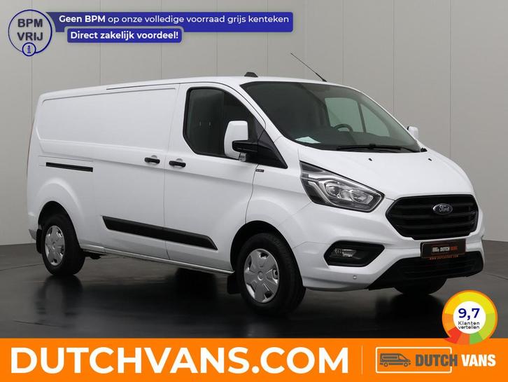 Ford Transit Custom 2.0TDCi 130PK Lang | Achterdeuren | Airc, Auto's, Bestelauto's, Te koop, ABS, Airconditioning, Boordcomputer