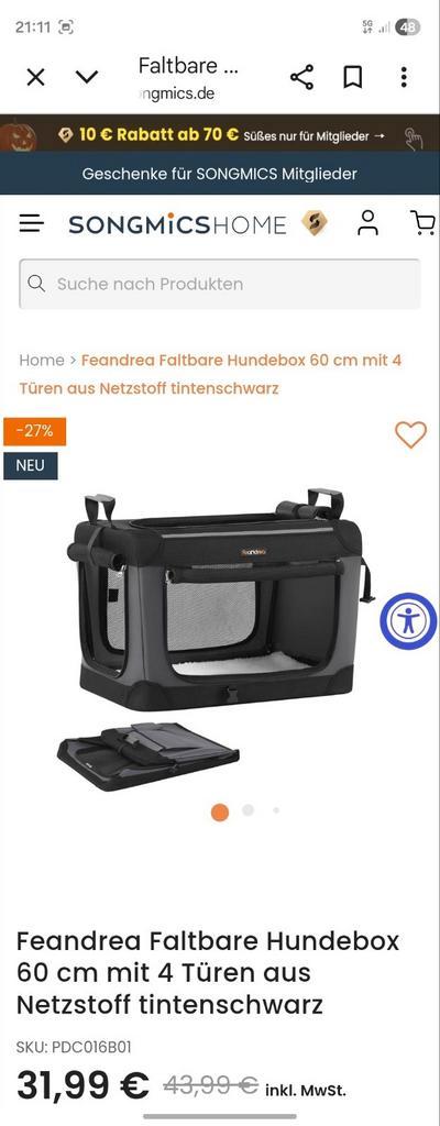 Honden tas, Dieren en Toebehoren, Hondenbenches, Nieuw, Ophalen of Verzenden