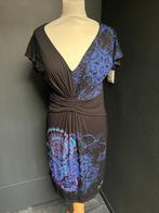 Zwart blauwe dames jurk van DESIGUAL maat M, Maat 38/40 (M), Zwart, Ophalen of Verzenden, Zo goed als nieuw