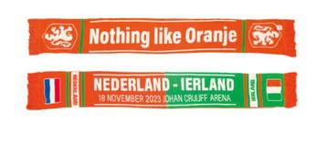 GEZOCHT: KNVB Duo Sjaal Nederland - Ierland beschikbaar voor biedingen