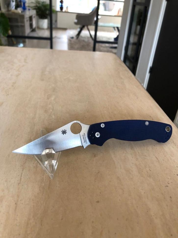 Spyderco Paramilitary 2  S110V, Verzamelen, Overige Verzamelen, Zo goed als nieuw, Ophalen