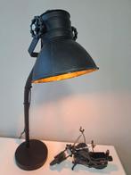 Industriële tafellamp, Ophalen of Verzenden, Zo goed als nieuw, Metaal, Minder dan 50 cm
