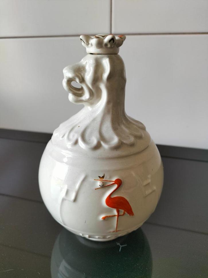 Prinses Beatrix porseleinen geboorte kruik, Verzamelen, Koninklijk Huis en Royalty, Zo goed als nieuw, Kaart, Foto of Prent, Nederland