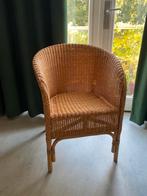 Rotan vintage stoel, Huis en Inrichting, Ophalen, Gebruikt, Bruin, Eén