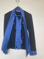 Strikblouse mt M een geheel met vestje, Ophalen of Verzenden, Zo goed als nieuw, Maat 38/40 (M), Zwart