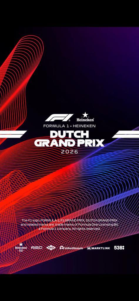 Tickeys F1 Zandvoort, Tickets en Kaartjes, Sport | Overige, Twee personen, Augustus