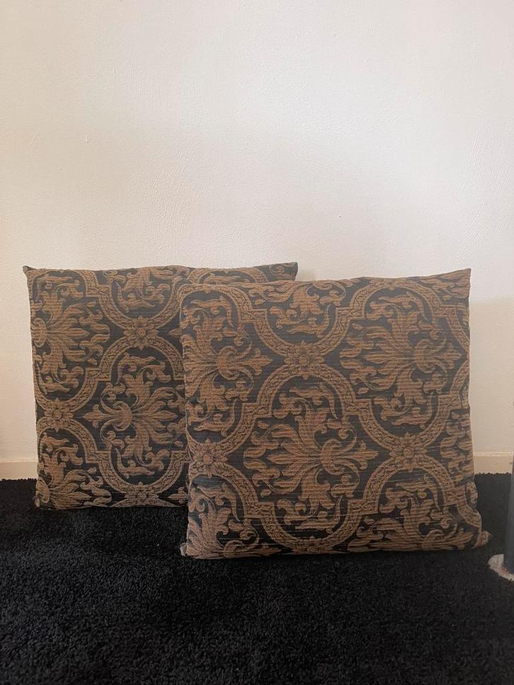 Twee super mooie nieuwe kussen in luxe stof, Huis en Inrichting, Woonaccessoires | Kussens, Nieuw, Ophalen of Verzenden