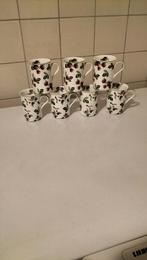 7 Engelse mokken - 4 met bosbessen en 3 met Aardbeien ., Nieuw, Ophalen of Verzenden, Overige stijlen, Kop(pen) en/of Schotel(s)