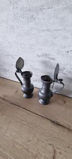 Tinnen kannen en ketel, Antiek en Kunst, Antiek | Tin, Ophalen of Verzenden