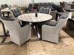Diningset Tuintafel Diningtafel Wicker Diningstoel Tuinstoel, Ophalen, 4 zitplaatsen, Nieuw, Wicker