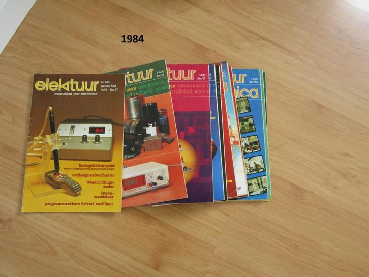 Tijdschrift Elektuur - compleet jaargang 1984, Boeken, Tijdschriften en Kranten, Gelezen, Overige typen, Ophalen of Verzenden