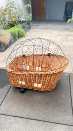 Rieten fietsmand, Fietsen en Brommers, Fietsaccessoires | Fietsmanden, Ophalen, Zo goed als nieuw