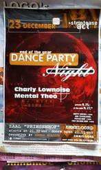 Poster 90's House Party met Charly Lownoise en Menthal Theo, Verzamelen, Ophalen of Verzenden, Gebruikt, Rechthoekig Staand, Muziek
