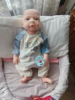 Mooie  Platina Siliconen Reborn Baby Pop Remi, Ophalen of Verzenden, Zo goed als nieuw, Babypop, Levensecht of Reborn