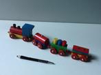 Vintage Houten Heros Esso Trein made in West Germany, Kinderen en Baby's, Speelgoed | Houten speelgoed, Ophalen of Verzenden, Gebruikt