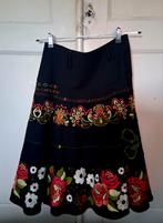 Oilily rok vintage winterrok maat xs dames 34/36, Oilily, Zwart, Ophalen of Verzenden, Zo goed als nieuw