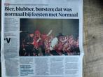 Achterhoekse Rockband Normaal Krantenartikel uit 2024, Verzamelen, Ophalen of Verzenden, 1980 tot heden, Nederland, Knipsel(s)