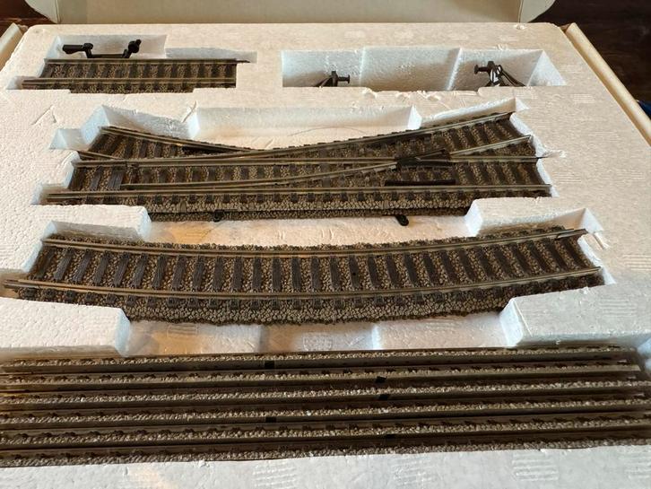Fleischmann 6191C Rails Rangier-Set HO, Hobby en Vrije tijd, Modeltreinen | H0, Zo goed als nieuw, Rails, Gelijkstroom of Wisselstroom