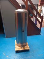 Grote rvs boiler met spiraal, Ophalen, Gebruikt, Vloer, Waterbestendig