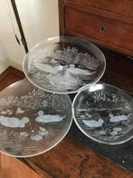 Serveer schalen met eenden, Ophalen, Gebruikt, Overige stijlen, Glas