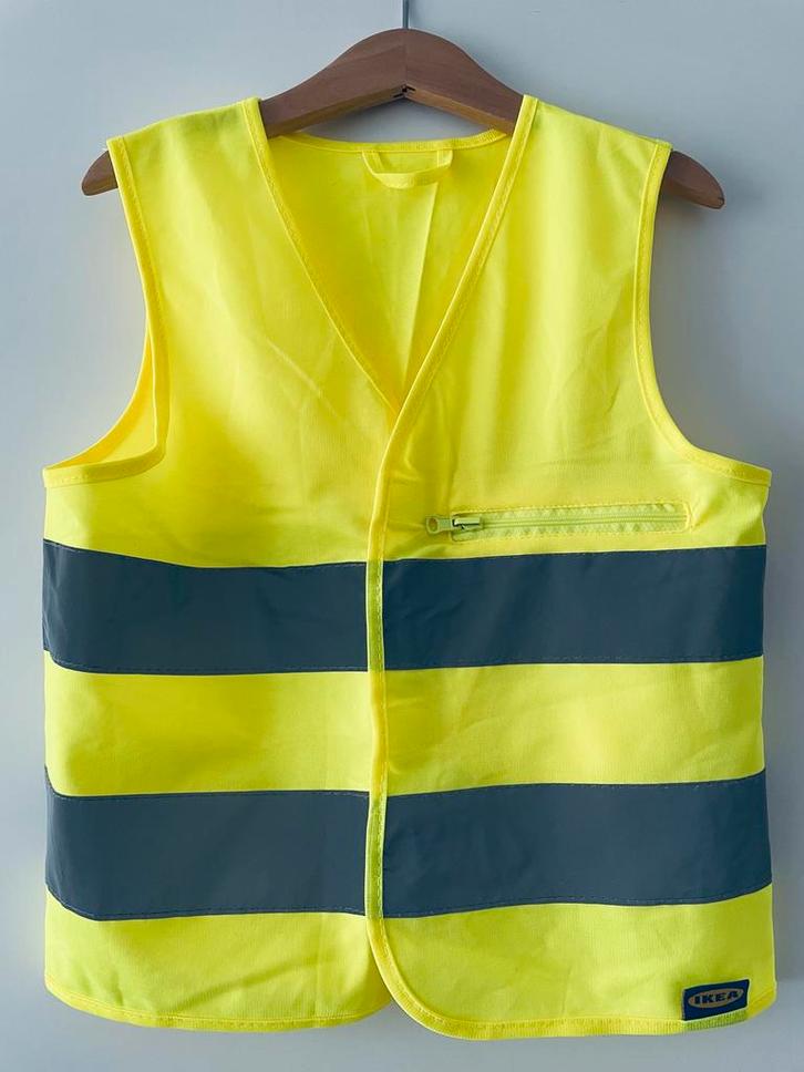 IKEA Veiligheidsvest voor kinderen 3-6 Jaar Maat XS Geel, Doe-het-zelf en Verbouw, Veiligheidskleding, Nieuw, Ophalen of Verzenden