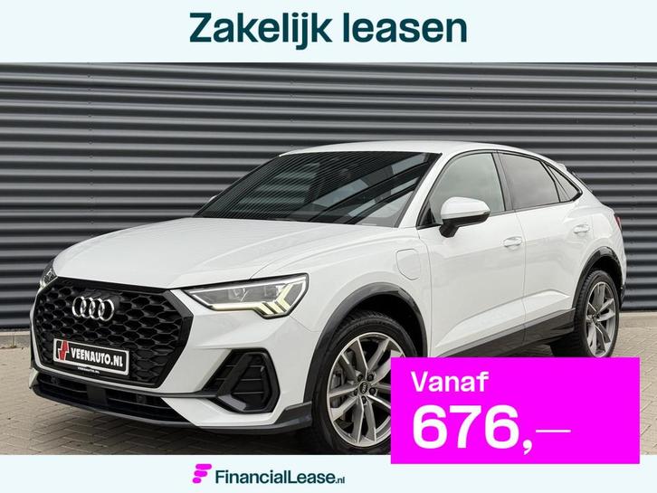 Audi Q3 Sportback 45 TFSI e S-LINE Edition Trekhaak/Camera, Auto's, Audi, Bedrijf, Lease, Financial lease, Q3, ABS, Achteruitrijcamera