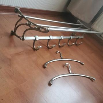 Vintage Midcentury Trein kapstok | Wandkapstok Art Nouveau  beschikbaar voor biedingen