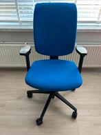 Ergonomische bureaustoel kantoor kwaliteit, Ophalen, Gebruikt, Blauw, Bureaustoel