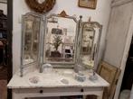 Antieke Franse spiegel drieluik, Antiek en Kunst, Antiek | Spiegels, Ophalen, Overige vormen