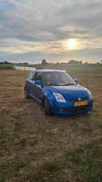 Suzuki Swift 1.3 3D 2005 Blauw NIEUWE APK!, Auto's, Stof, Zwart, Swift, Origineel Nederlands