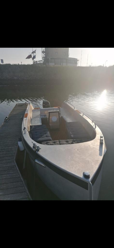 Aluminium tender, Watersport en Boten, Sloepen, 3 tot 6 meter, Buitenboordmotor, Benzine, Aluminium, Ophalen of Verzenden