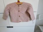 Zara - roze gebreid vestje maat 62, Kinderen en Baby's, Babykleding | Maat 62, Ophalen of Verzenden, Zo goed als nieuw, Zara, Truitje of Vestje