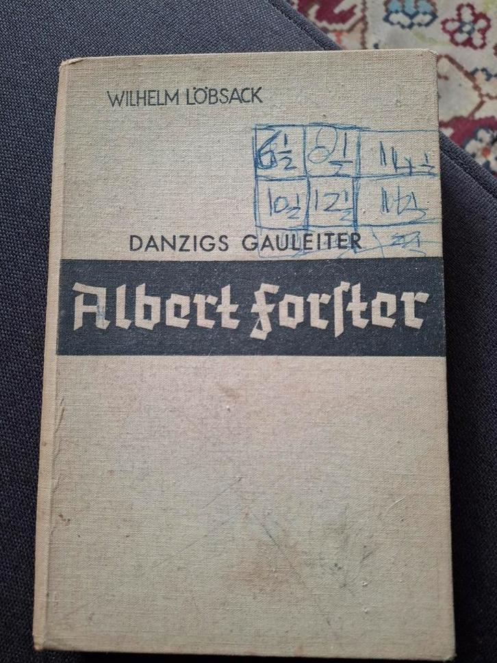 BOEK WO II Danzigs Gauleiter Albert Forster - 1934, Boeken, Biografieën, Gelezen, Ophalen of Verzenden