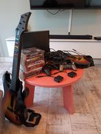 Sony PS3 met (guitar hero) spellen en gitaren + microfoon, Spelcomputers en Games, Ophalen, Gebruikt, 60 GB, Phat