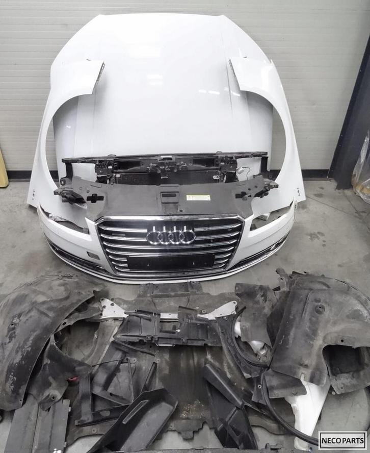 AUDI A8 D4 MATRIX LED LS9R COMPLEET VOORKOP BUMPER KOPLAMP, Auto-onderdelen, Carrosserie en Plaatwerk, Achterklep, Audi, Achter