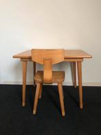 Vintage Schilte kindertafel en stoel, Ophalen, Gebruikt, Tafel(s) en Stoel(en)